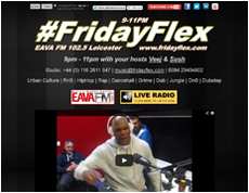 Friday Flex 9pm - 11pm EAVA FM 102.5 Leicester